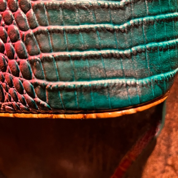 Red and Black Tote Bags with Textured Surface - Picture 14 of 16